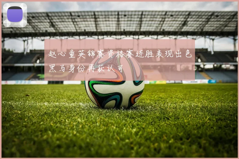 赵心童英锦赛资格赛连胜表现出色黑马身份再获认可